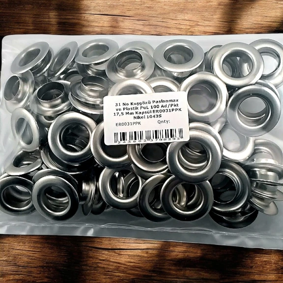 Kuşgözü No 31 Paslanmaz 17 mm 100 Ad / Paket ER0031PPK