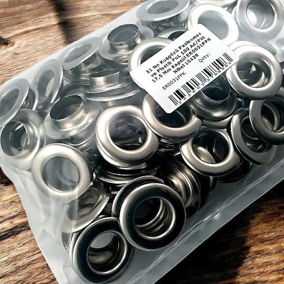 Kuşgözü No 31 Paslanmaz 17 mm 100 Ad / Paket ER0031PPK