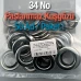 Kuşgözü No 34 Paslanmaz 28 mm 50 Ad / Paket ER0034PPK