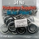 Kuşgözü No 34 Paslanmaz 28 mm 50 Ad / Paket ER0034PPK