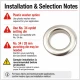 Kuşgözü No 34 Paslanmaz 28 mm Plastik Pul Seçenekli 50 Adet Paket, kalın kumaşlar için dayanıklı bağlantı elemanı