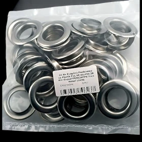 Eyelet No. 34 Stainless Steel 28 mm 50 Pieces / Pack ER0034PPK