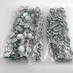 10.5 mm Frosted Pearl Stainless Prong Snap Fasteners, 100 Sets/Pack – ERBCLK0008BBSD