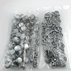 Frosted Pearlescent Snap Fastener 10.5 mm Stainless Steel 100 Pieces/Pack ERBCLK0008BBSD
