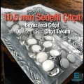 Beyaz Sedefli Klikıt Çıtçıt 10,5 mm Paslanmaz 100 Ad/Paket ERBCLK0008BSD