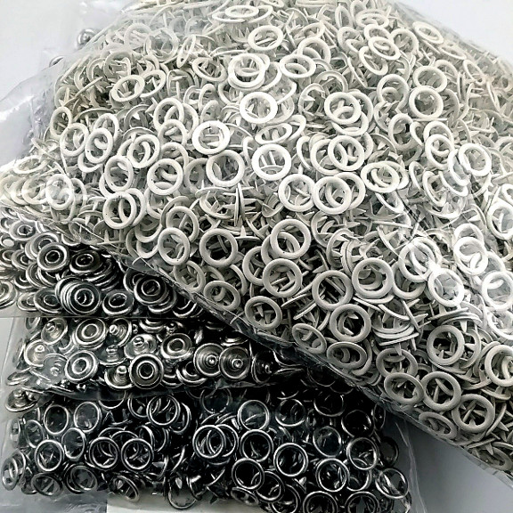 8 mm Bebe Çıt Çıtı 250 Adet Kemik Renk Klikıt Çıtçıt ERBCLK0008PKKemik