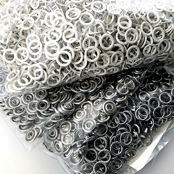 8 mm Bebe Çıt Çıtı 250 Adet Kemik Renk Klikıt Çıtçıt ERBCLK0008PKKemik