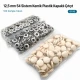 12.5 mm Bone Plastic Capped Snap Fastener Set for 54 System Garments