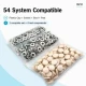 12.5 mm Bone Plastic Capped Snap Fastener Set for 54 System Garments
