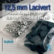 12,5 mm Çıtçıt Takımı Lacivert Plastik Kapaklı - Gümüş 3 Alt Parça 100 adet/pkt ERC00125PLLaci