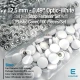 12,5 mm Çıtçıt Takımı Optik Beyaz Plastik Kapaklı - Gümüş 3 Alt Parça 100 adet/pkt ERC00125PLOBeyaz