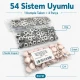 12.5 mm / 0.49 in 54 System Light Salmon Plastic Capped Snap Fastener for babywear and lightweight textile applications