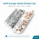 12.5 mm / 0.49 in 54 System Light Salmon Plastic Capped Snap Fastener for babywear and lightweight textile applications