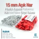 15 mm Çıtçıt Takımı Plastik Kapaklı Açık Nar 100 adet/pkt ERC0015PLANar