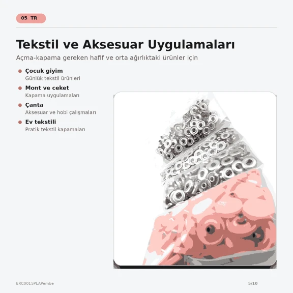 15 mm Açık Pembe Plastik Kapaklı Çıtçıt, çocuk giyimi, mont, çanta ve ev tekstili için ideal dört parçalı tekstil aksesuarı