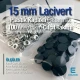 15 mm Çıtçıt Takımı Plastik Lacivert Kapaklı 100 adet/pkt ERC0015PLDBlue