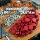 15 mm Snap Fastener Set with 0,59" Plastic Cover Red 100 pieces/pack ERC0015PLDRed
