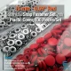 15 mm Snap Fastener Set with 0,59" Plastic Cover Red 100 pieces/pack ERC0015PLDRed