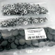 15 mm Çıtçıt Takımı Plastik Kapaklı Koyu Gri 100 adet/pkt ERC0015PLKGri