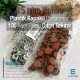 15 mm Snap Fastener Set with 0,59" Plastic Cover Brown 100 pieces/pack ERC0015PLKhv