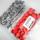 17 mm Plastik Kapaklı Çıtçıt Takımı Açık Nar 100 adet/pkt ERC0017PLANar
