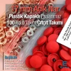 17 mm Plastik Kapaklı Çıtçıt Takımı Açık Nar 100 adet/pkt ERC0017PLANar