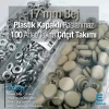 17 mm Çıtçıt Takımı Plastik Bej Kapaklı 100 adet/pkt ERC0017PLBej