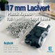 17 mm Çıtçıt Takımı Plastik Lacivert Kapaklı 100 adet/pkt ERC0017PLDBlue