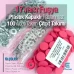 17 mm Çıtçıt Takımı Plastik Fuşya Kapaklı 100 adet/pkt ERC0017PLFsy