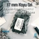 17 mm Çıtçıt Takımı Plastik Koyu Gri Kapaklı 100 adet/pkt ERC0017PLGri