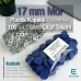 17 mm Plastik Kapaklı Çıtçıt Takımı Mor 100 adet/pkt ERC0017PLMor
