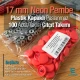 17 mm Plastik Kapaklı Çıtçıt Takımı Neon Pembe 100 adet/pkt ERC0017PLNPembe