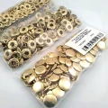 Çıtçıt Düğme 12,5 mm Gold Renk Saç 54 Sistem Çıtçıt 100 Takım / Paket ERCA00125PGold
