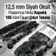 12,5 mm Hafif Bombeli Paslanmaz Çıtçıt Siyah Oksit Çıtçıt Düğme 54 Sistem 100 Ad / Paket ERCA00125PSO