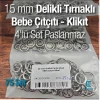 15 mm Snap Fastener with Claws, 75 Pieces/Pack ERCD00150PR
