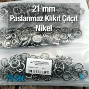 21 mm Tırnaklı Klikıt Çıtçıt 75 Ad / Paket ERCD00210PR