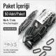 No 4 / 2 cm Pirinç Oval Kuşgözü Füme Black Nickel - 50 Adet, çanta, ayakkabı ve dekoratif tekstil için ideal metal aksesuar