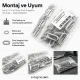 No 4 / 2 cm Pirinç Oval Kuşgözü, çanta ve ayakkabı aksesuarları için ideal metal parça