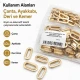 No 4 / 2 cm Pirinç Oval Kuşgözü Gold 50 Adet/Paket - Estetik ve dayanıklı aksesuar çözümü