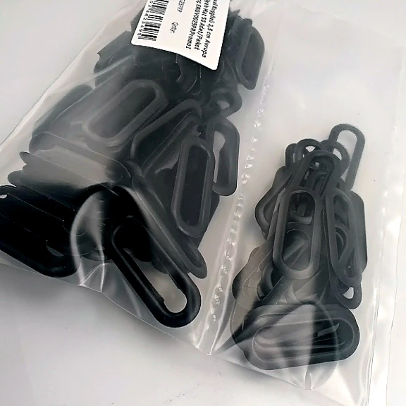 Oval Kuşgözü 2,5 cm Avrupa Siyah Mat  50 Adet/Paket Pirinç EROV0025PRPKAO