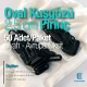 Oval Kuşgözü 2,5 cm Avrupa Siyah Mat  50 Adet/Paket Pirinç EROV0025PRPKAO