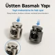 İki Delikli 4 mm Mayın Model Plastik Stoper, 50 adet paket, çanta ve mont aksesuarı