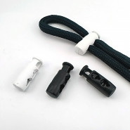 İki Delikli Plastik Stoper 4 mm Delik Çaplı - Sade Model 100 Adet/Paket H004416Promo