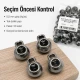 5.5 mm Kordon Girişli Tek Delikli Plastik Stoper 22 × 16 mm 50 Adet Paket