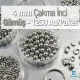 Çakma İnci 4 mm Nikel (Gümüş) Renk ( 1250 ad / Paket) INC0004SLN