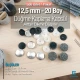 20 Boy - 12,5 mm Kumaş Kaplama Düğme Alttan Dikme 500 Ad/Pkt – KAP0020