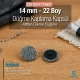 22 Boy - 14 mm Kumaş Kaplama Düğme Alttan Dikme 250 Ad/Pkt – KAP0022