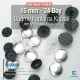 24 Boy - 15 mm Kumaş Kaplama Düğme Alttan Dikme 250 Ad/Pkt – KAP0024