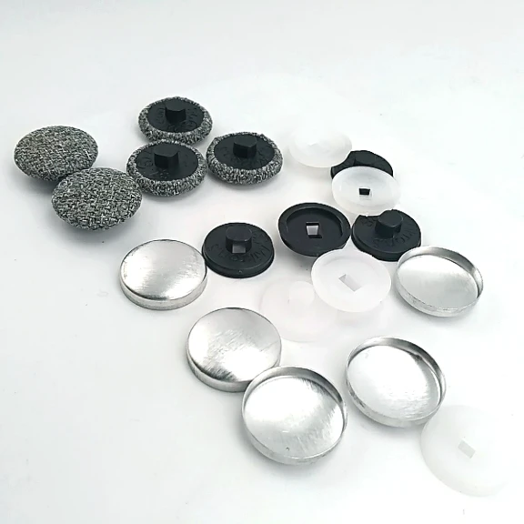 28 L - 17 mm Fabric Cover Button with Sew-Through Shank, 250 Pcs/Pack – KAP0028