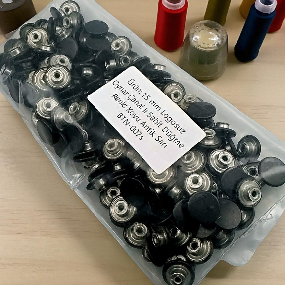 Jeans Button 15 mm 0,59 Movable Cup Dark Antique Brass 200 Pieces/Pack KD001502PROMO